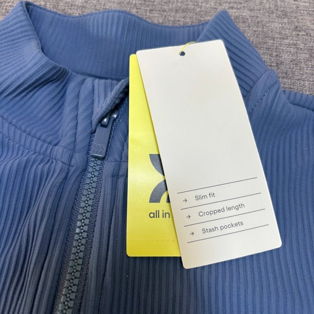 Blue "All in Motion" brand jacket, Size: XS - Picture 4 of 7